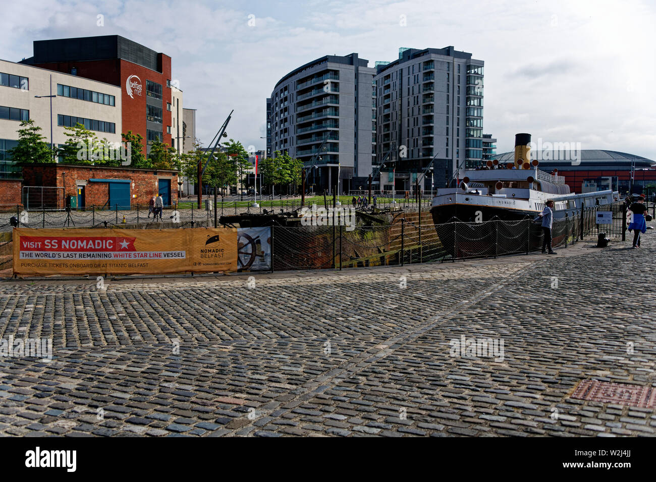 Belfast Titanic Museum und Besucherzentrum, Belfast, Nordirland Stockfoto