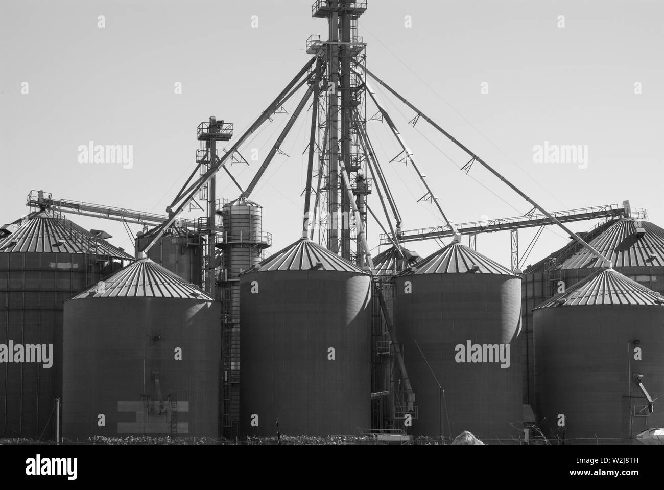 Montagelinie eine Weizen Fabrik an der I 13 Korridor von Maryland Stockfoto