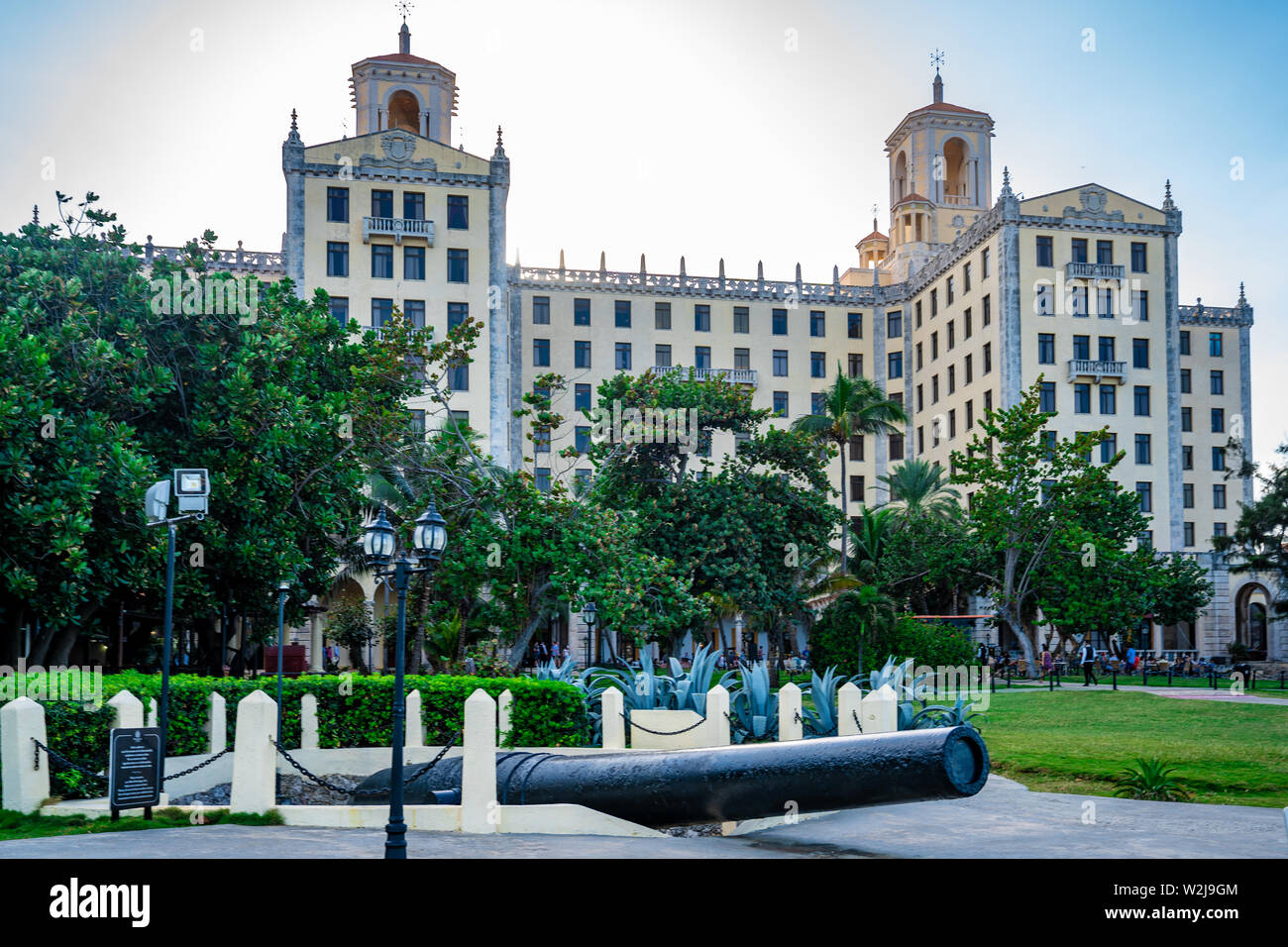 Havanna, Kuba - 31. Dezember 2018: Silvester Bilder aus dem legendären Hotel Nacional de Cuba. Stockfoto