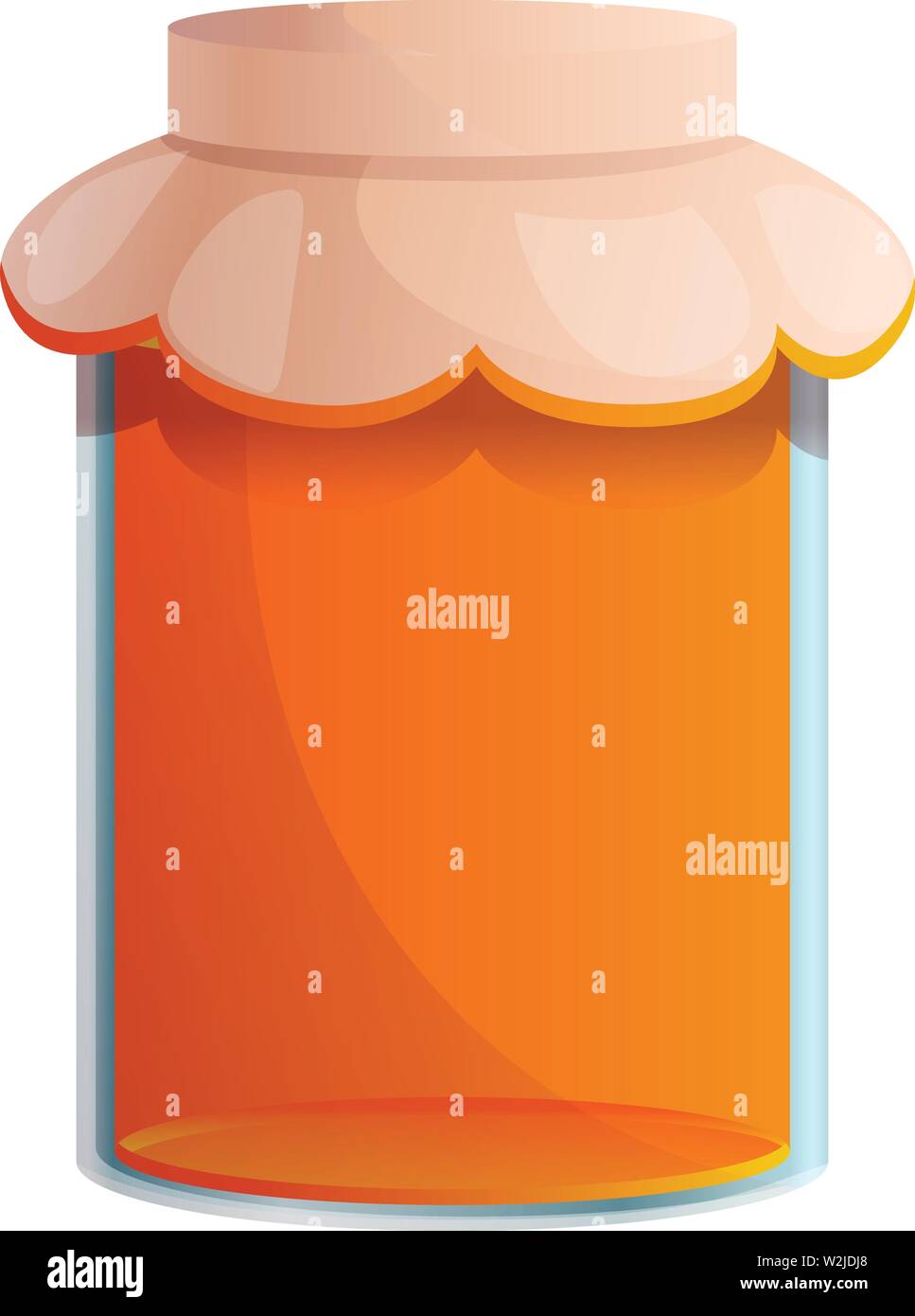 Honigtopf Symbol Cartoon Von Honey Jar Vektor Symbol Fur Web Design Auf Weissem Hintergrund Stock Vektorgrafik Alamy