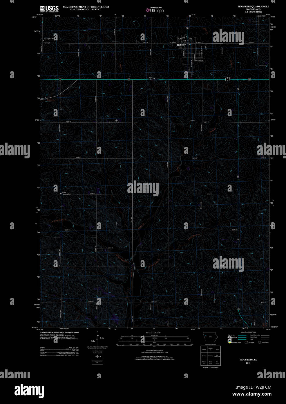 Holstein iowa karte Fotos und Bildmaterial in hoher Auflösung Alamy