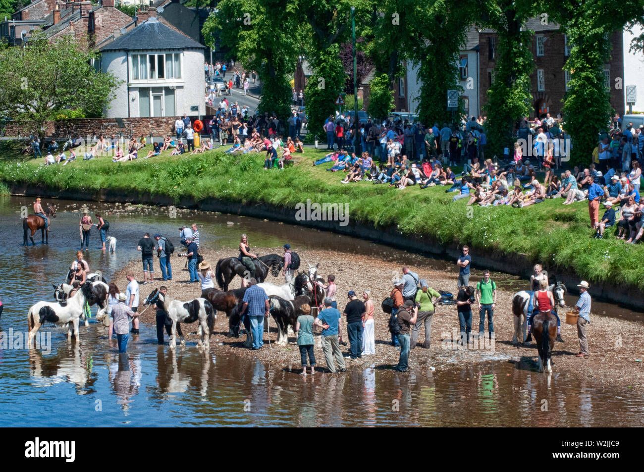 Appleby Pferdemesse Stockfoto