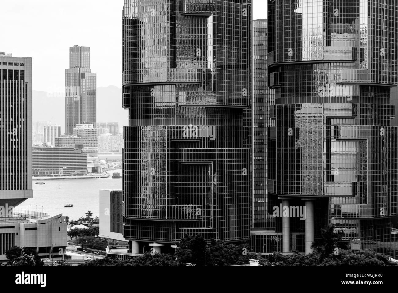 Die lippo Centre, Hong Kong Island, Hong Kong, China Stockfoto