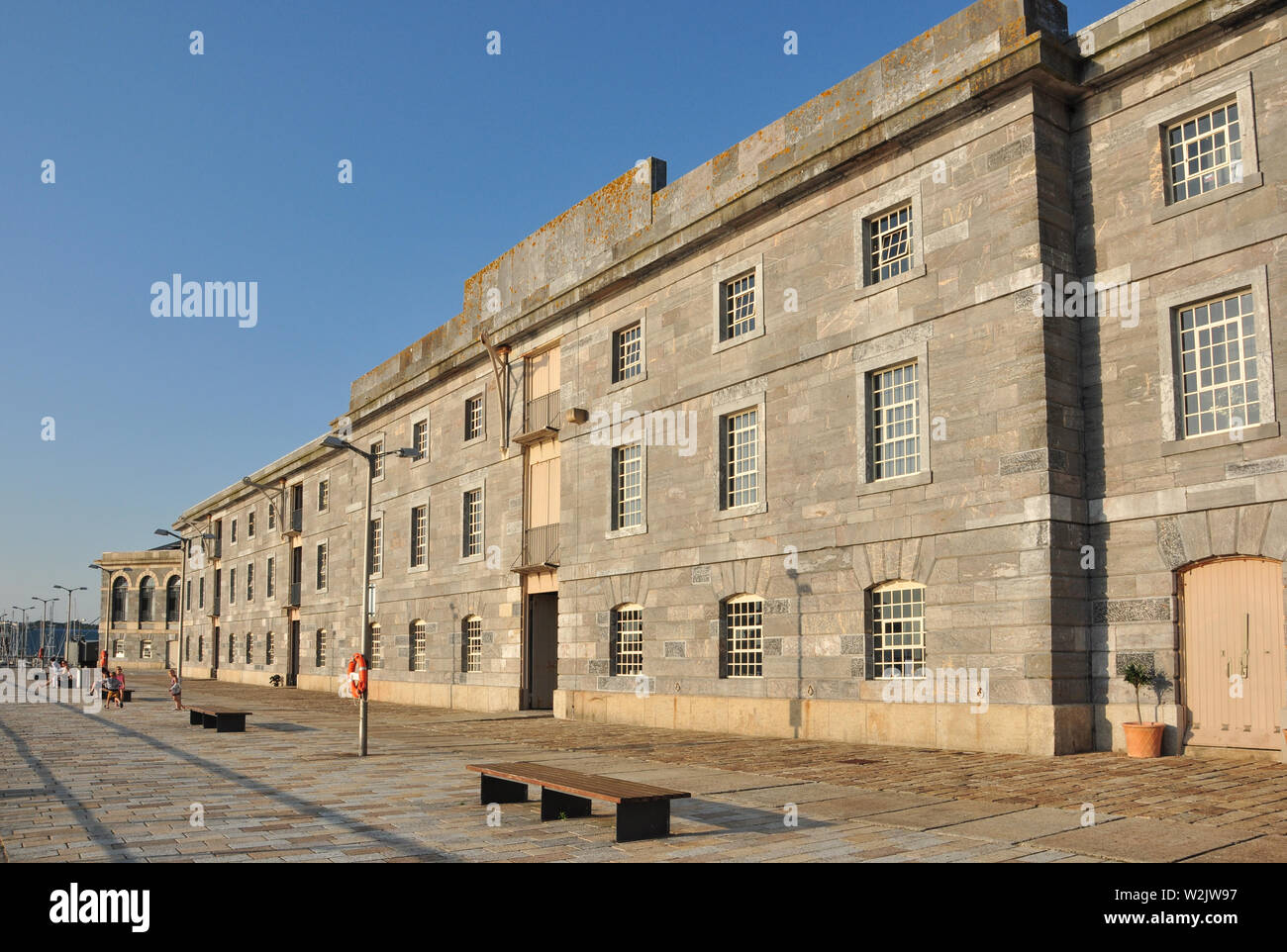 Royal William Dockyard, Stonehouse, Plymouth, Devon, England, Großbritannien Stockfoto