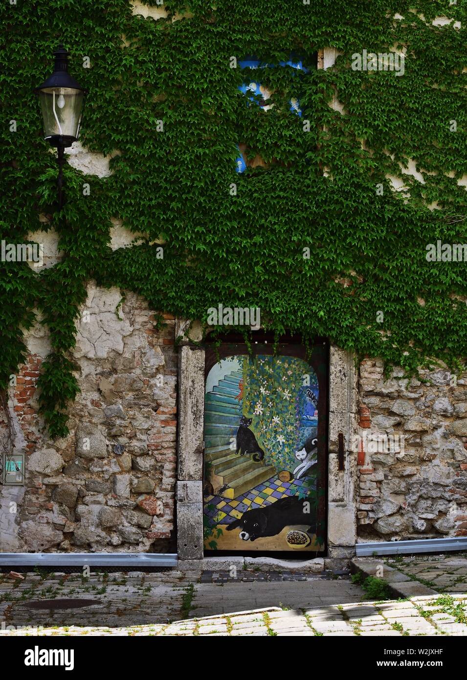 Altstadt Stimmung in Bratislava, Slowakei Stockfoto