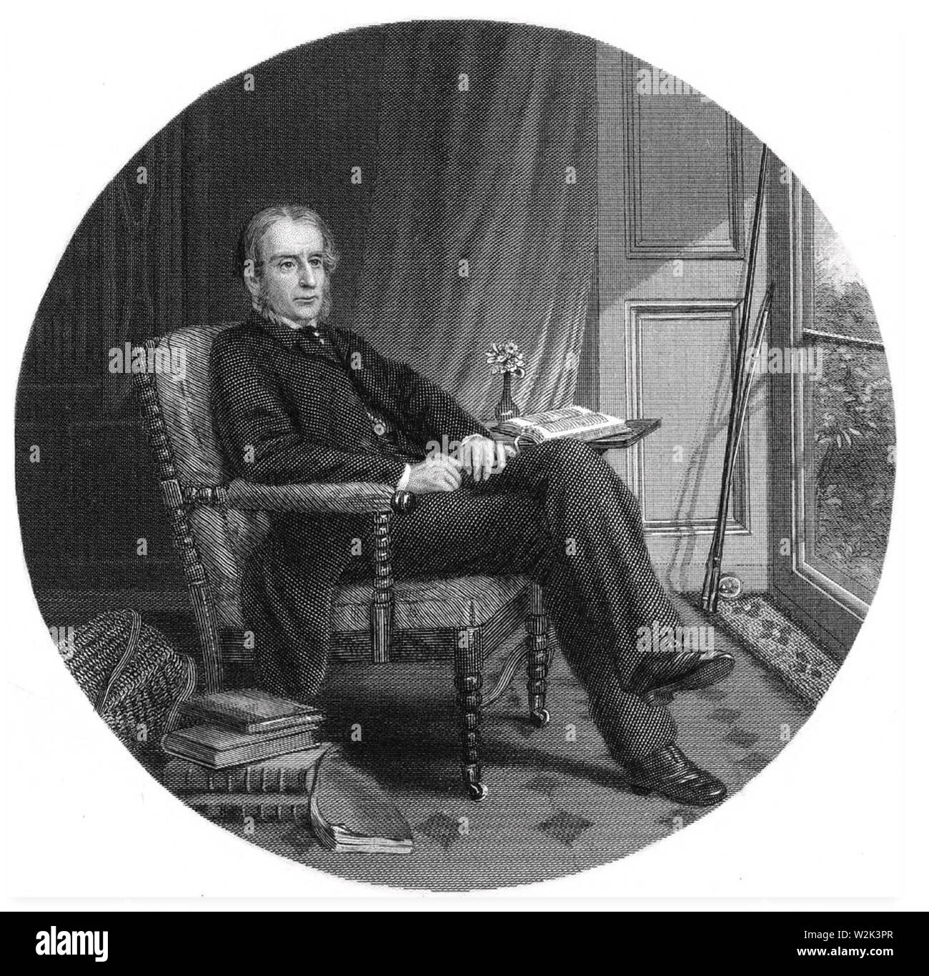 CHARLES KINGSLEY (1819-1875) Englisch christlich-sozialistischen Schriftsteller und Historiker Stockfoto