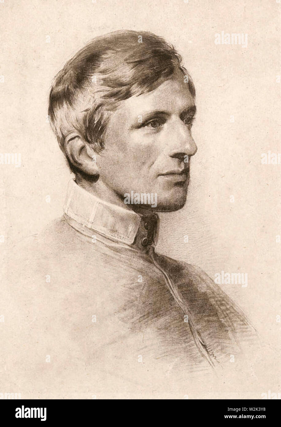 JOHN Henry NEWMAN (1801-1890) Anglikanischen konvertieren zum Katholizismus Stockfoto