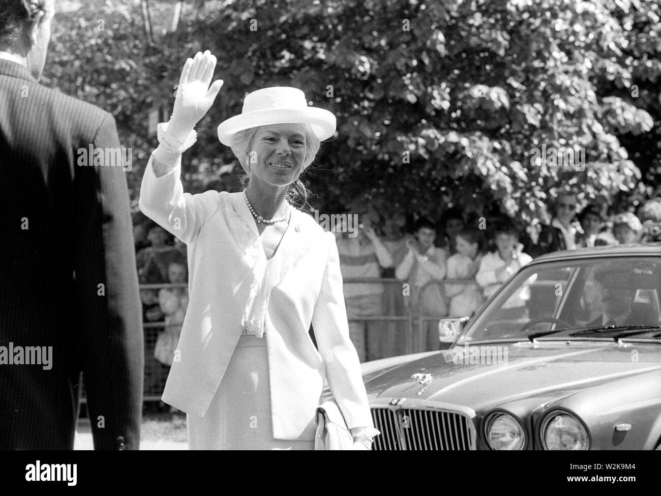 Herzogin von Kent königlicher Besuch 1985 Stockfoto