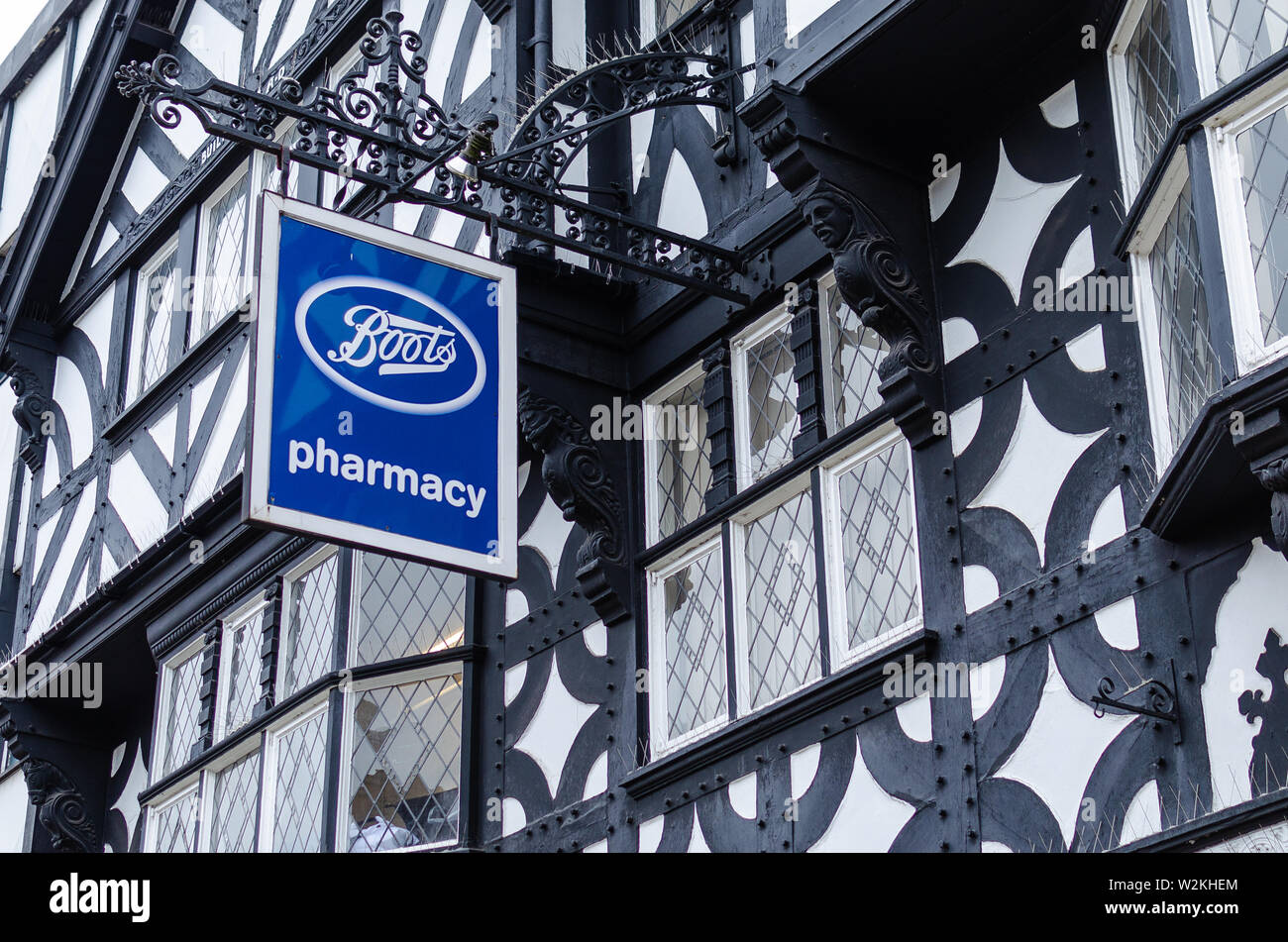 Stiefel Pharmacy in Chester, Großbritannien Stockfoto