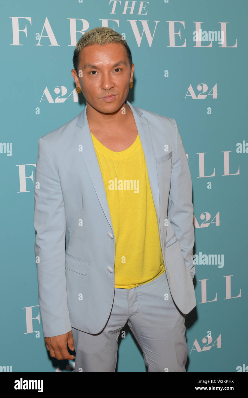 New York, NY - 8. Juli 2019: prabal Gurung besucht Special Screening der Abschied New York Siebung an Metrograph Stockfoto