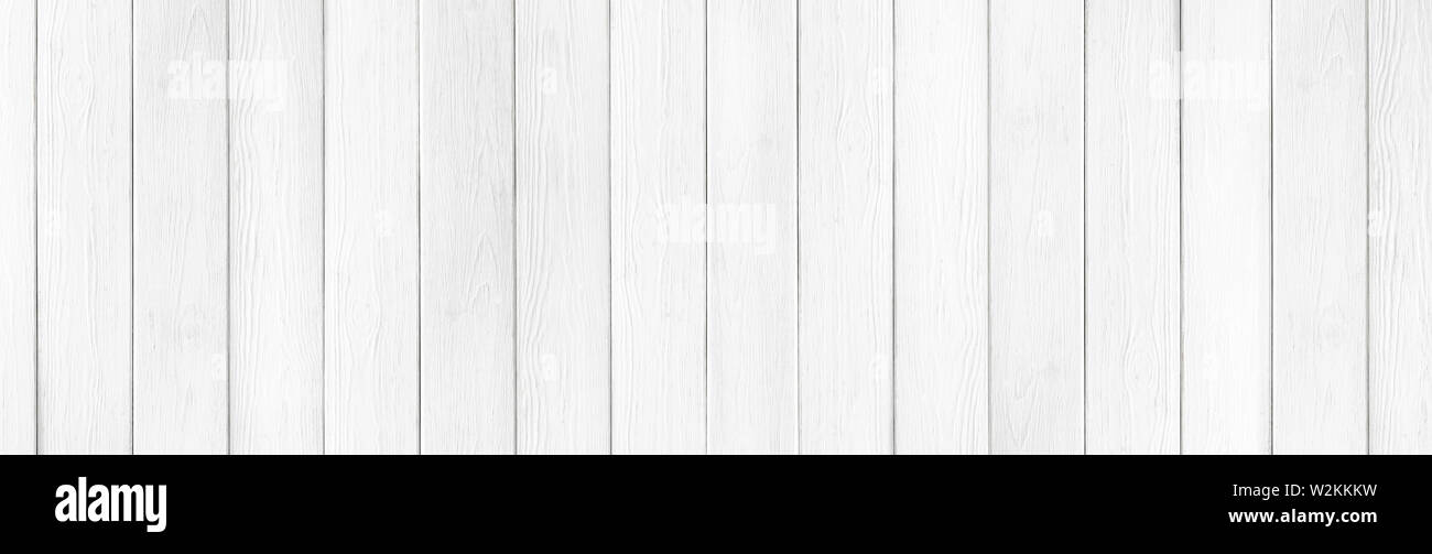 Holz- rustikalen weißen Planken Textur breiten Hintergrund Stockfoto