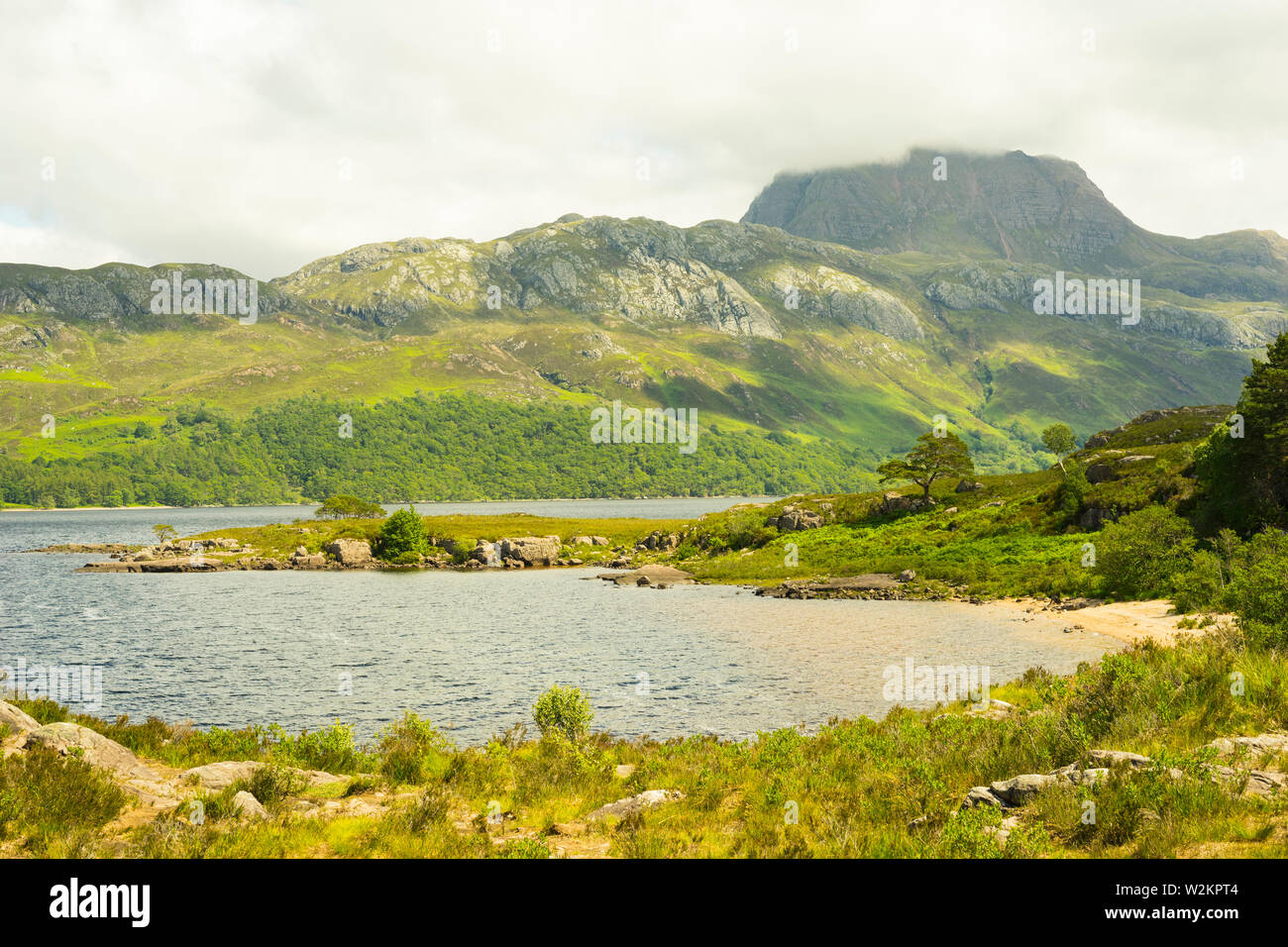 Loch Maree, Wester Ross, Highland, Schottland, UK. Stockfoto