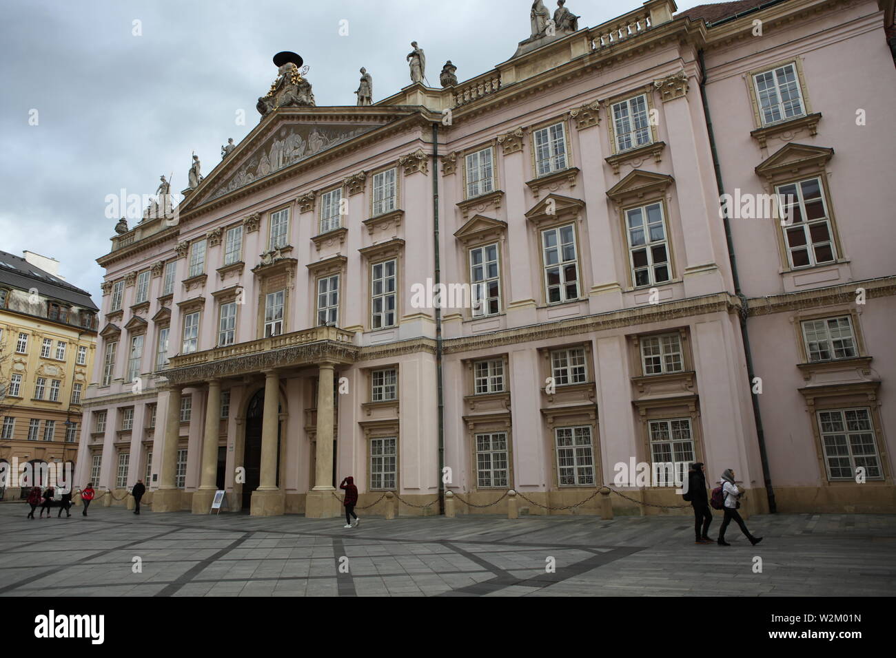 Historisches Stadtzentrum Europas. Mitteleuropa. Stockfoto