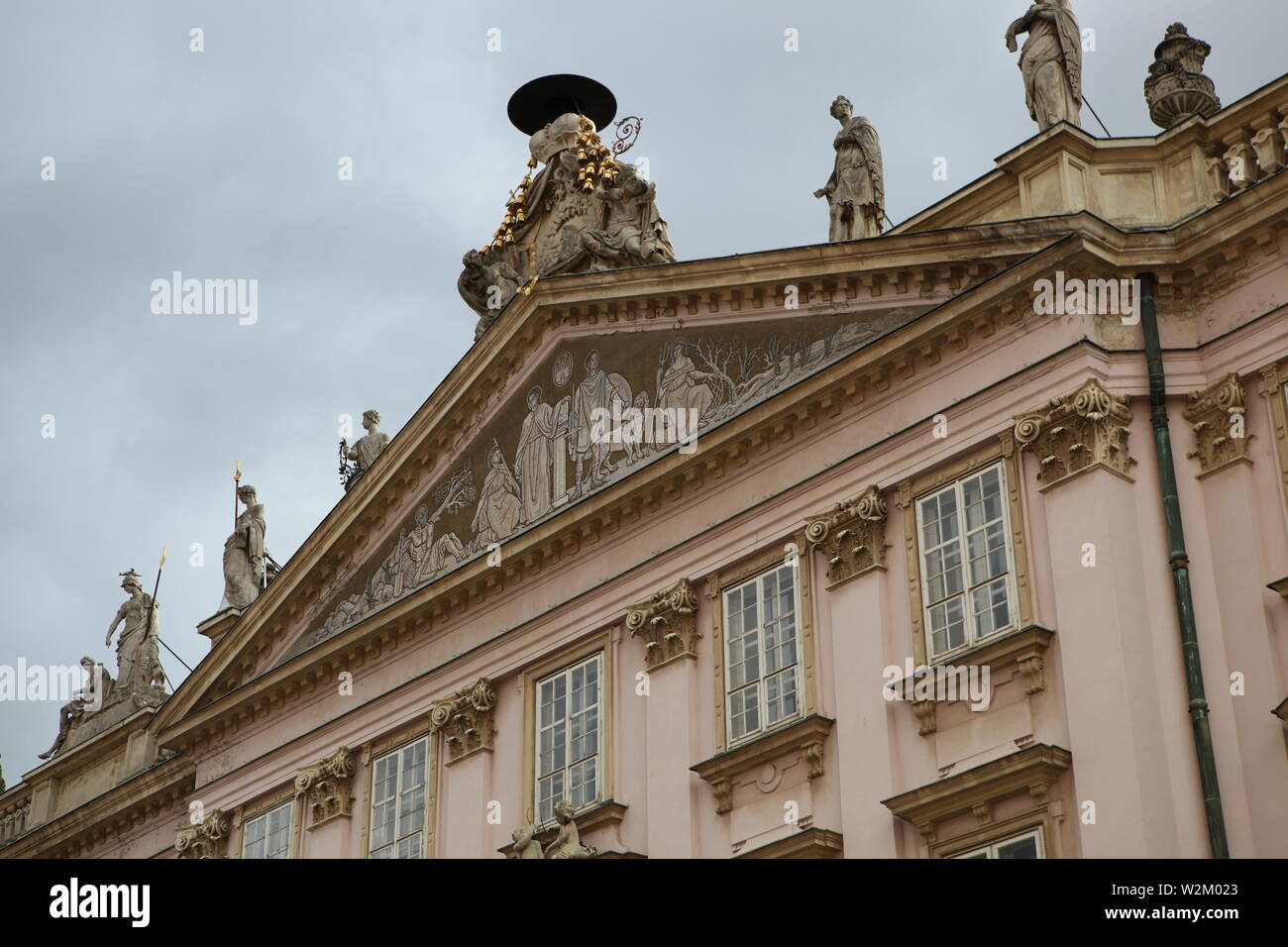 Historisches Stadtzentrum Europas. Mitteleuropa. Stockfoto