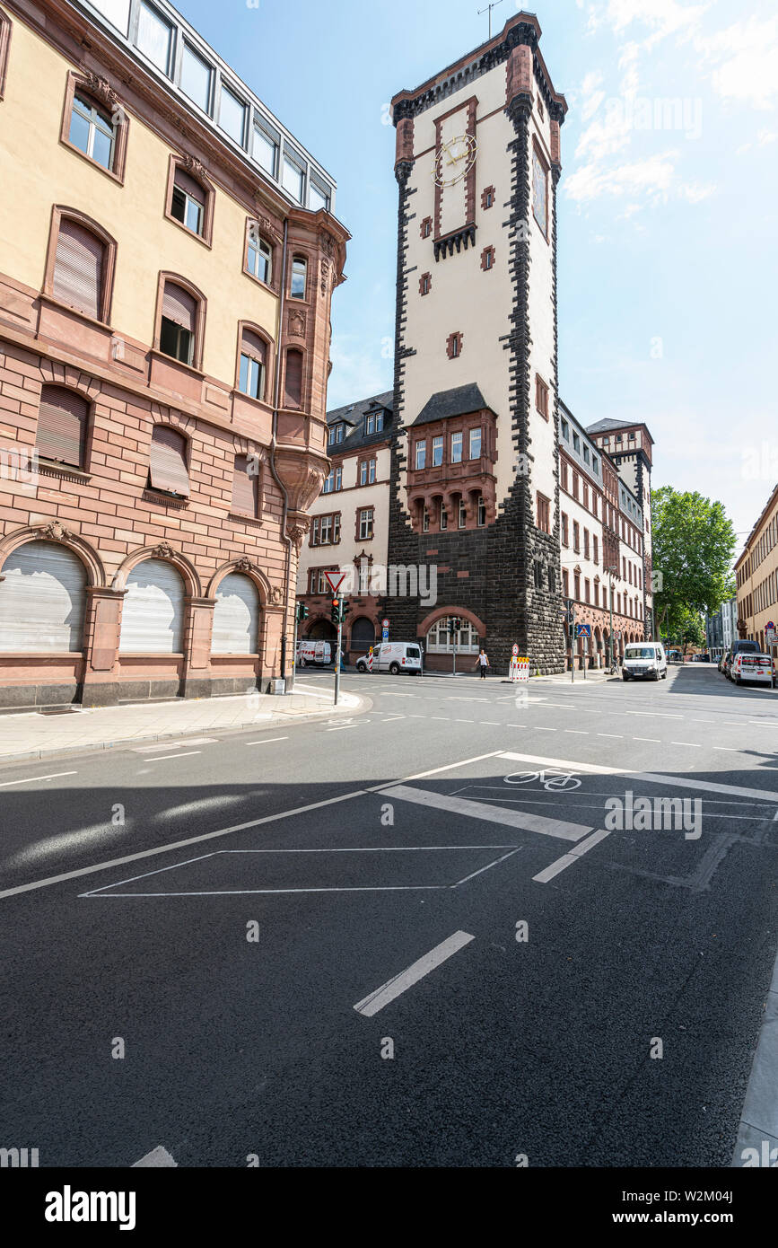 Frankfurt am Main, Juli 2019. Ein Blick auf das Standesamt Mitte Gebäude Stockfoto