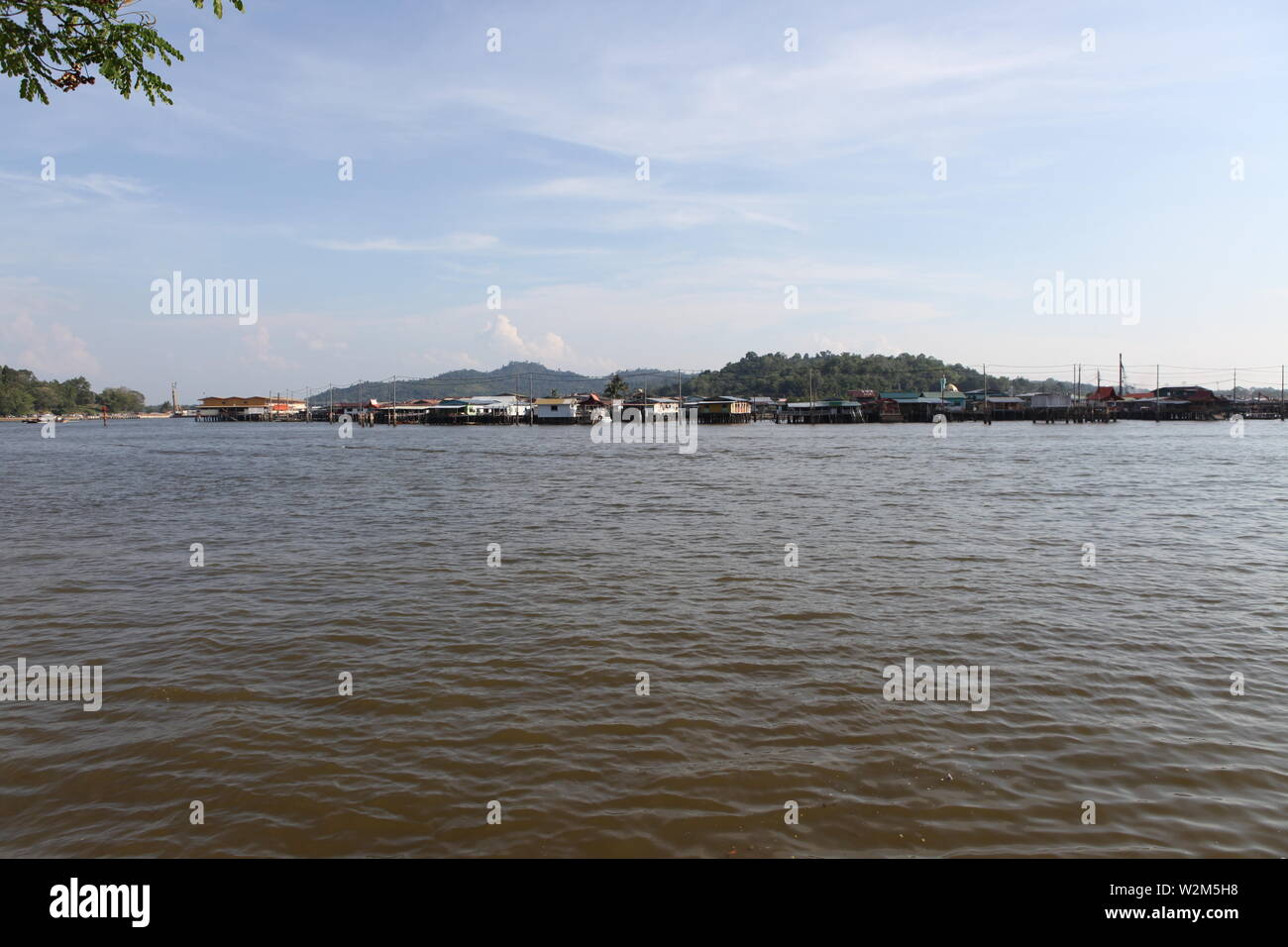 Brunei, Wasser Dorf. Kampong Ayer. Venedig des Ostens Stockfoto