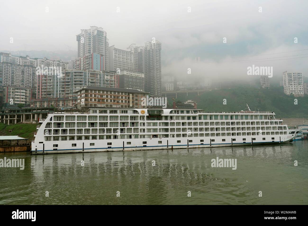 Kreuzfahrt auf dem Jangtse, Yichang, Provinz Hubei, China Stockfoto