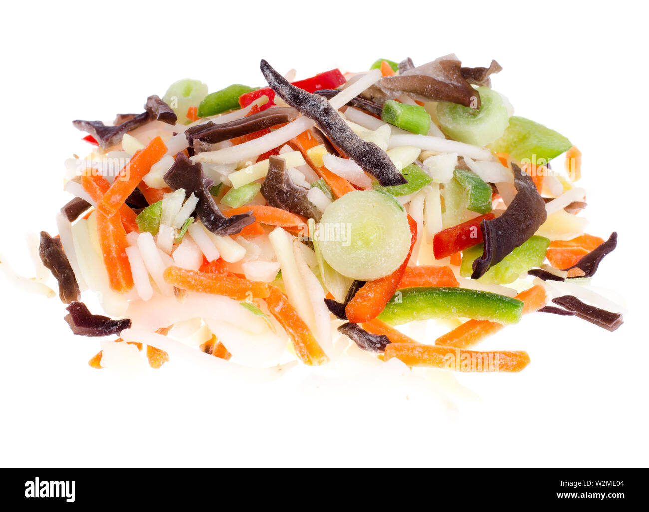Mix gefrorenes Gemüse mit chinesischen Pilzen, Sojasprossen, Bambus  Stockfotografie - Alamy