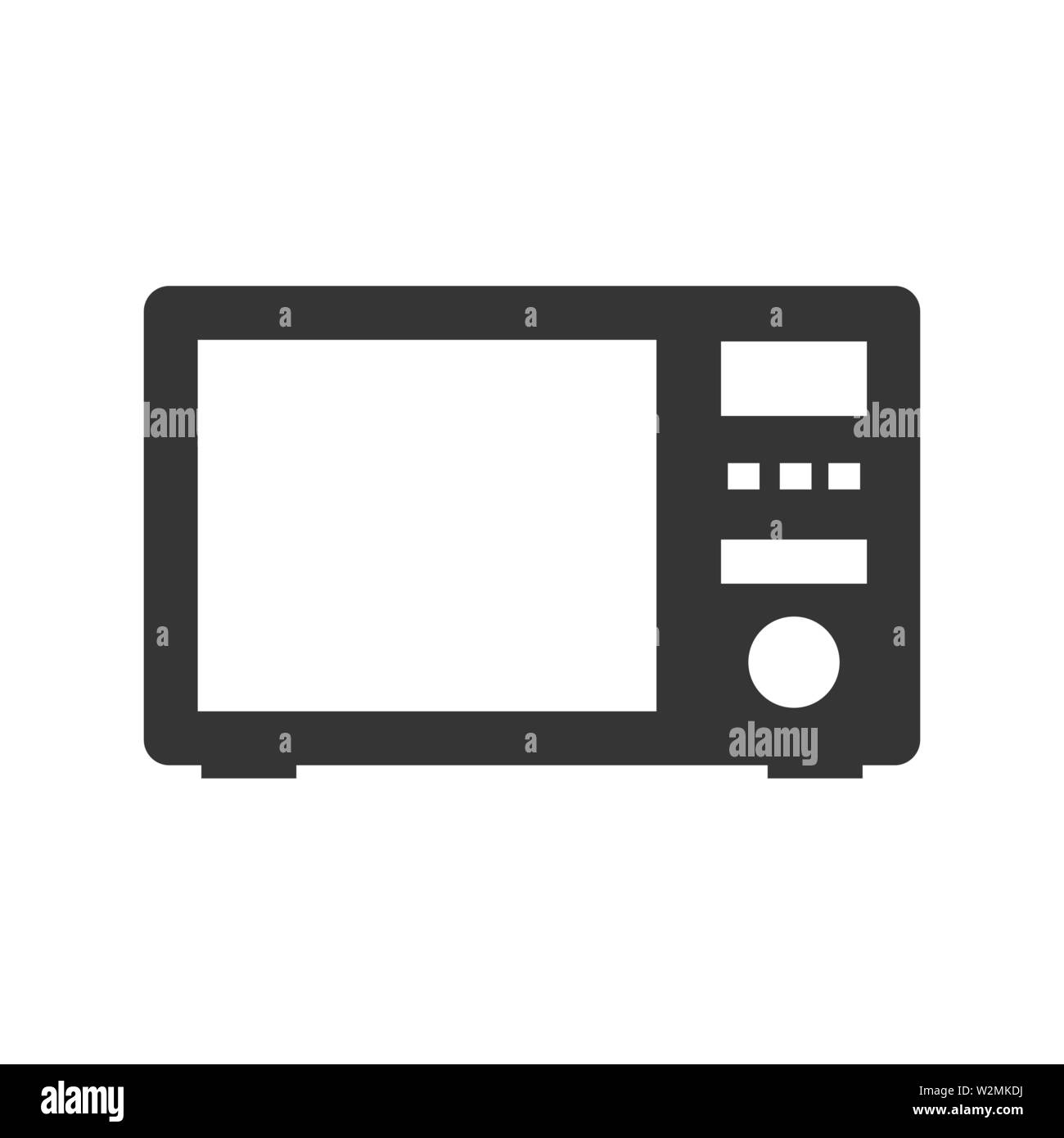 Mikrowelle Symbol einfaches Design. Vector EPS 10. Stock Vektor