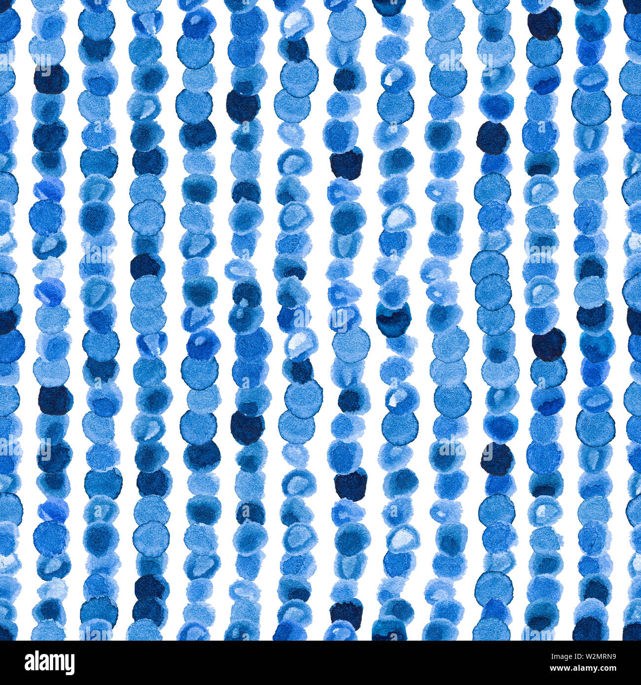 Aquarell nahtlose Muster Hintergrund mit Hand gezeichnete Kreise Stockfoto