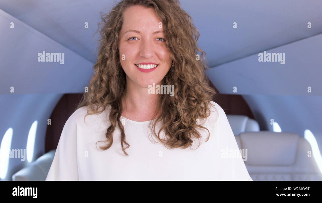 Business Jet Eigentümer. Stockfoto