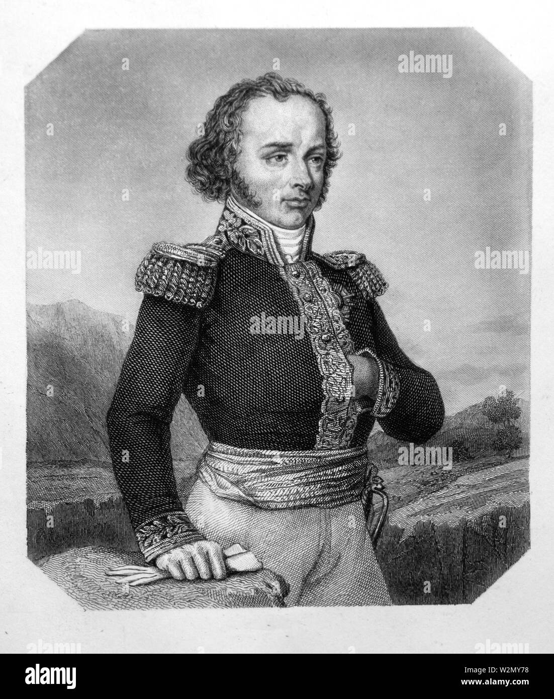 Maximilien Sébastien Foy. Maximilien Sébastien Foy (3. Februar 1775-28 November 1825) war ein französischer Feldherr, Staatsmann und Schriftsteller. Stockfoto