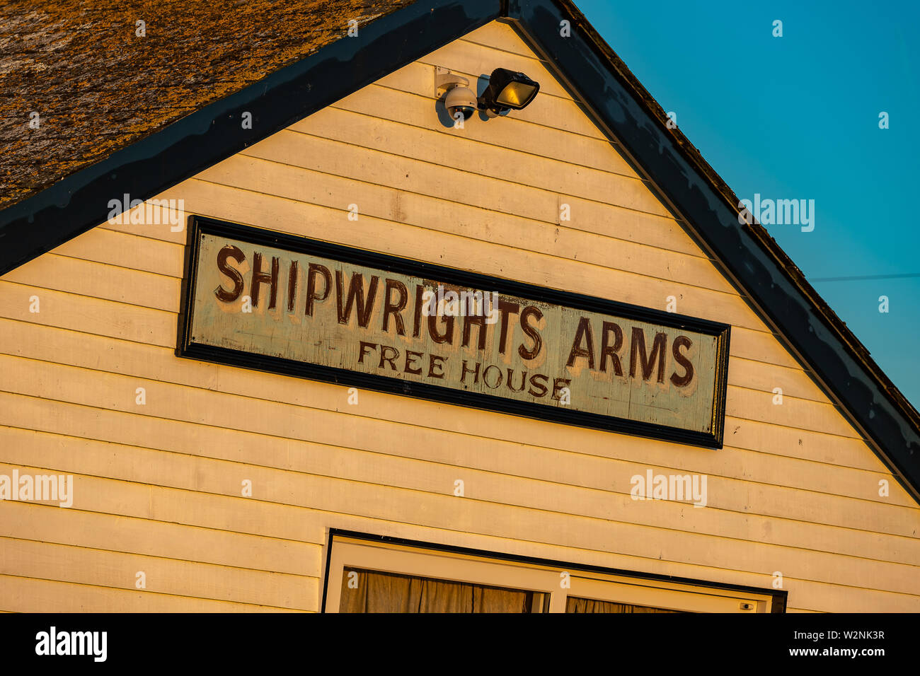 Bild von schiffsbauern Arme frei Haus in Faversham. Stockfoto