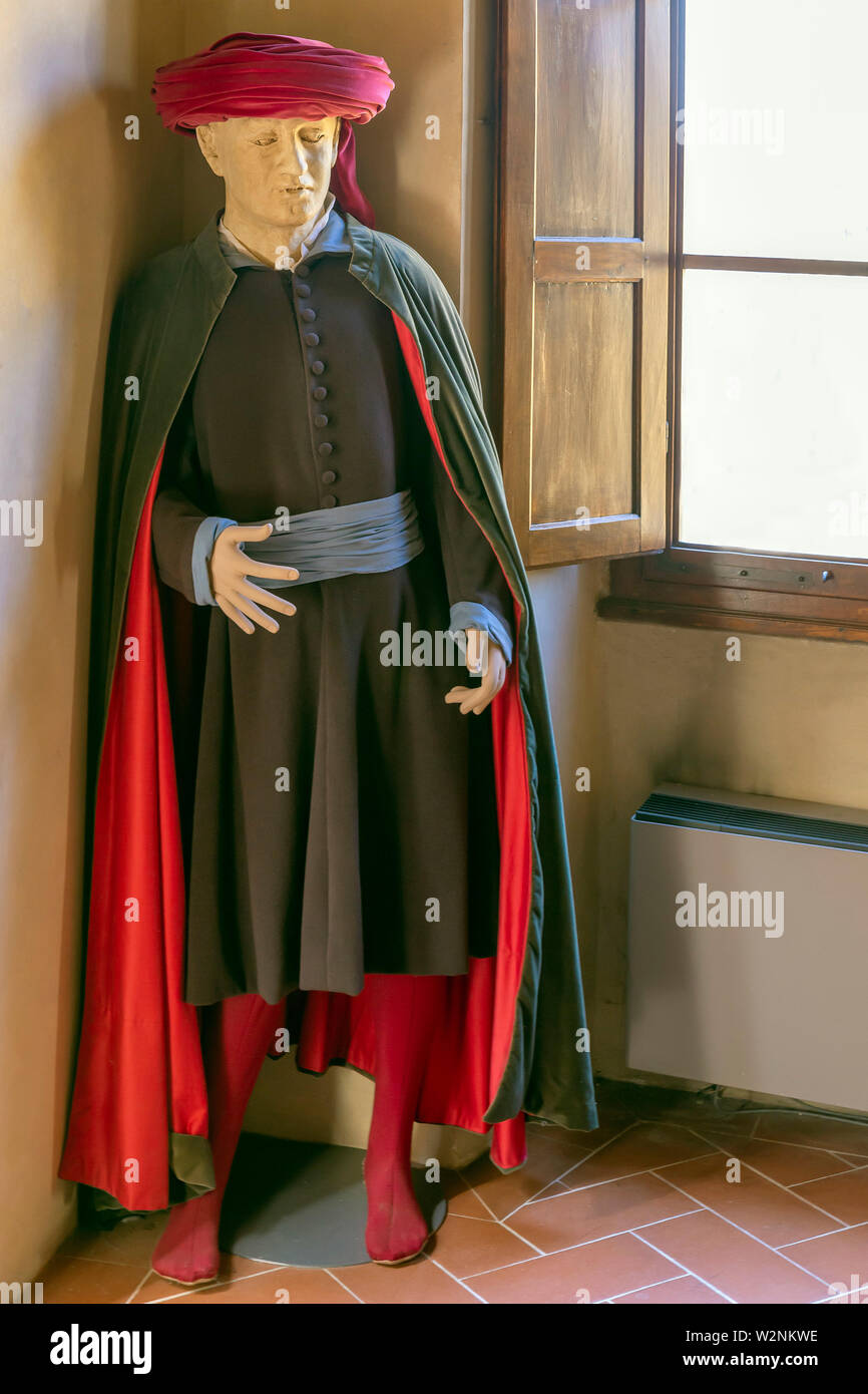 Haus von Piero della Francesca, Casa di Piero della Francesca, Sansepolcro, Toskana, Italien, Europa Stockfoto