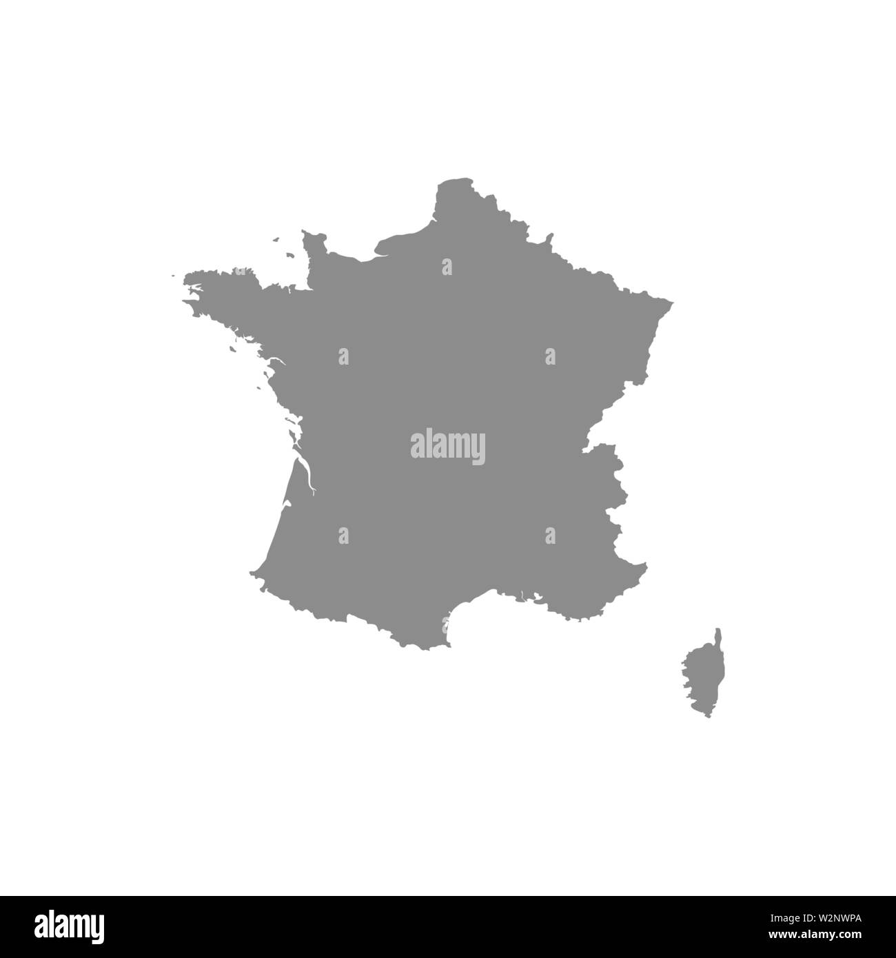 Frankreich Karte Zeichen Hintergrund. Vector EPS 10 Abbildung Stock Vektor