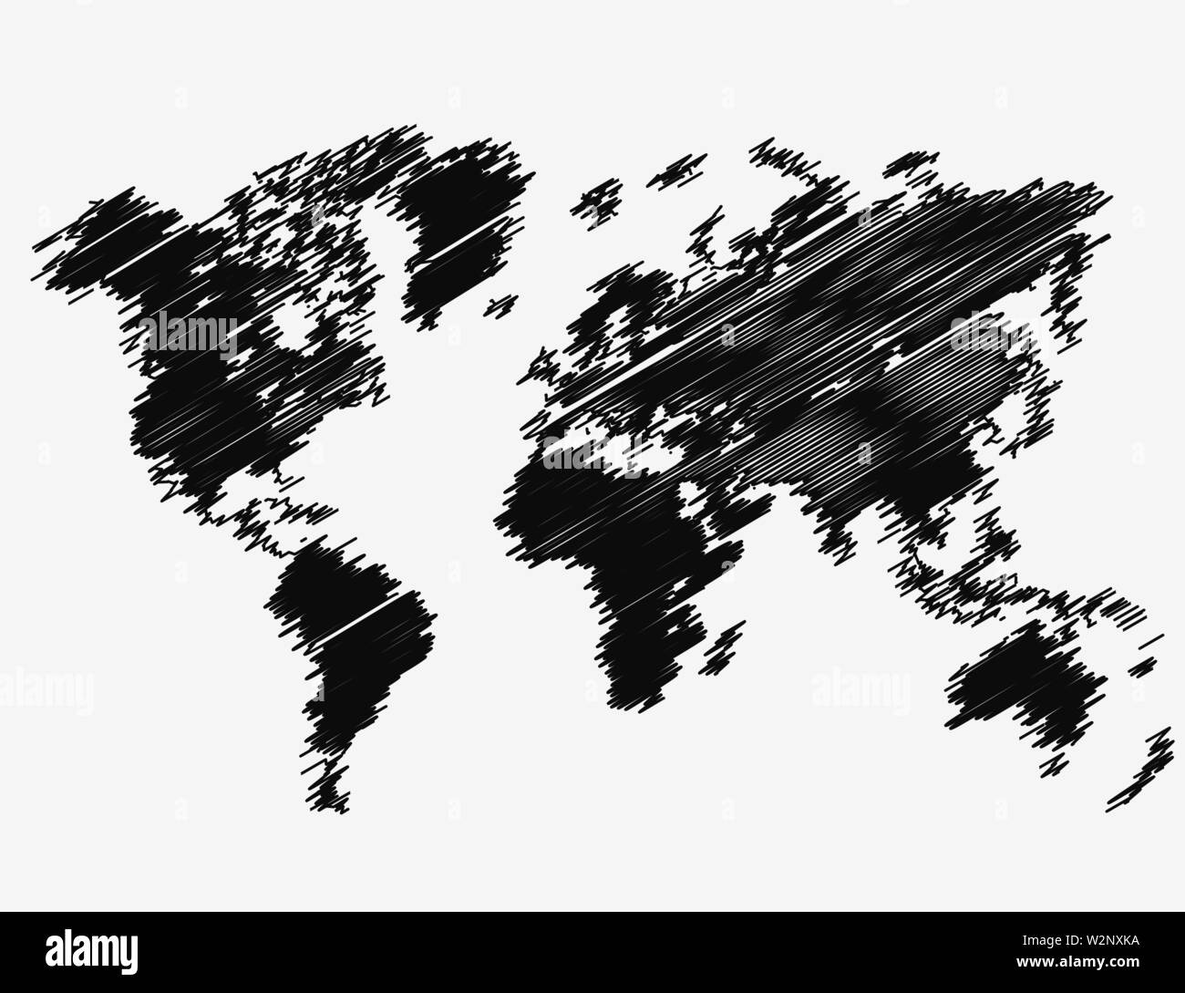 Weltkarte grunge Hintergrund. Vector EPS 10 Abbildung Stock Vektor