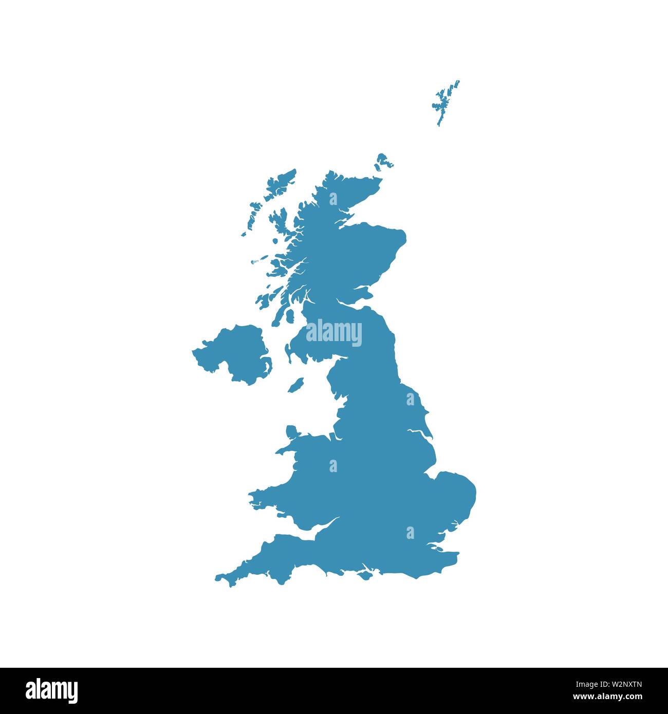 Großbritannien Karte Hintergrund. Vector EPS 10 Abbildung Stock Vektor