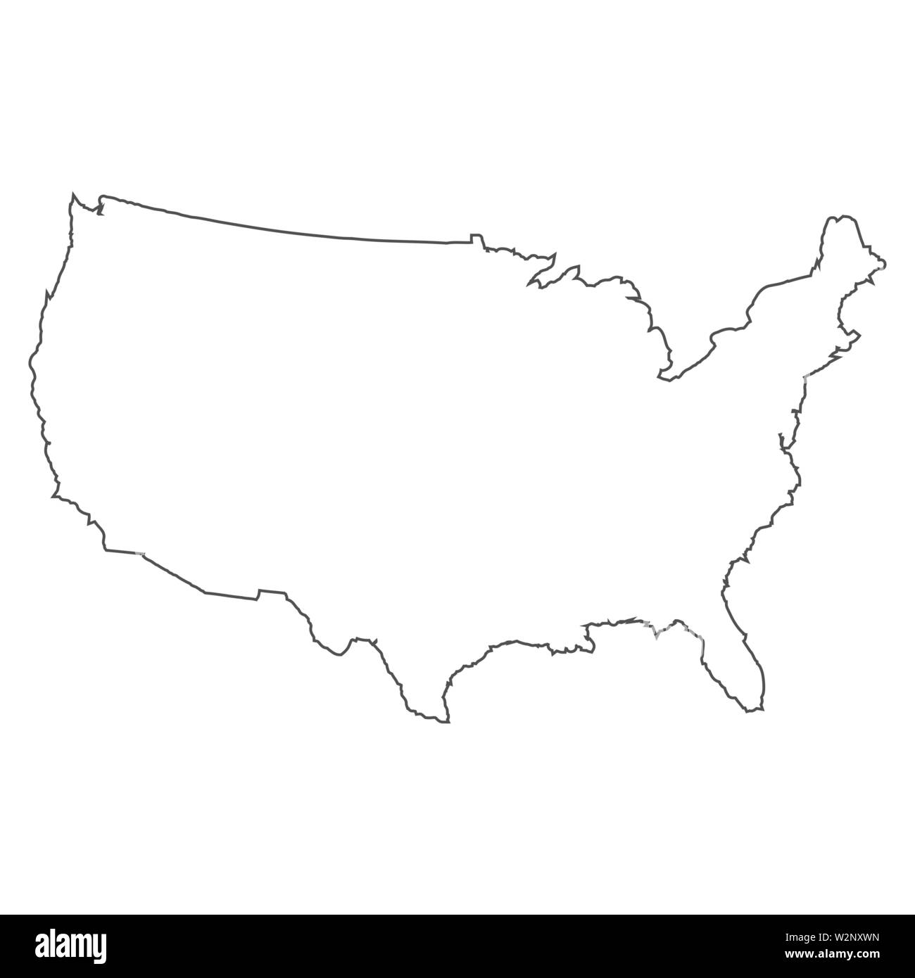United States Karte Hintergrund. Vector EPS 10 Abbildung Stock Vektor
