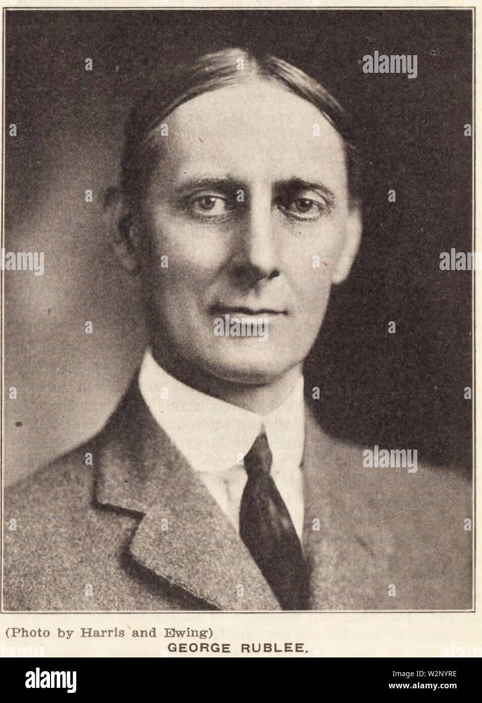 Porträt von George Rublee Stockfoto