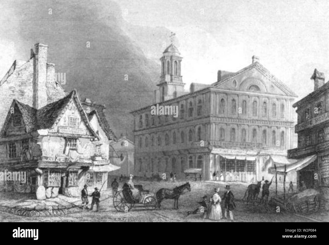 1845 FaneuilHall ArthursMagazine Juli Stockfoto