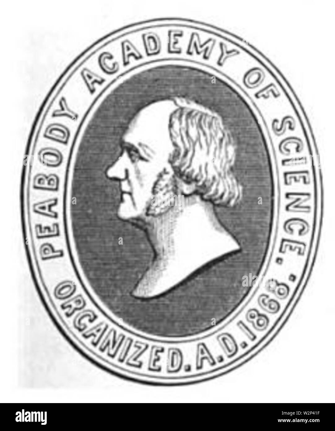 1869 Peabody Akademie der Wissenschaften SalemMA Stockfoto