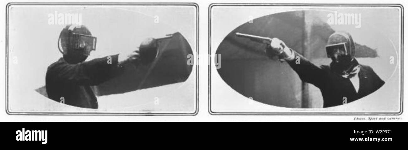 1908 Olympics wachs Duell portrait Stockfoto