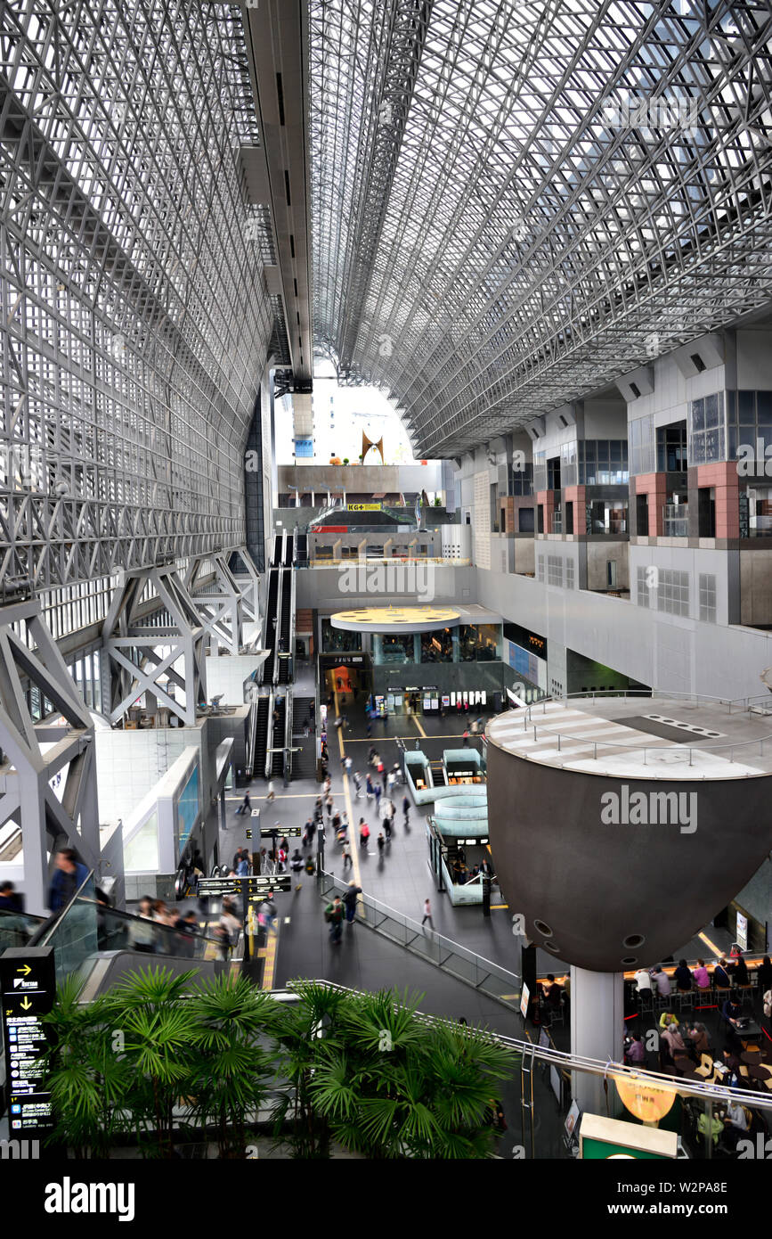 Kyoto Train Station Japan Stockfoto