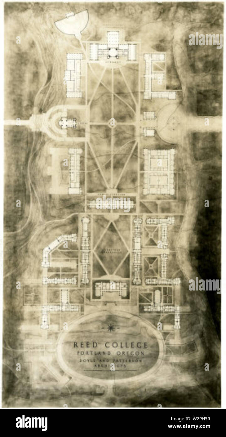 AE Doyle-Master-Plan-1920 Stockfoto