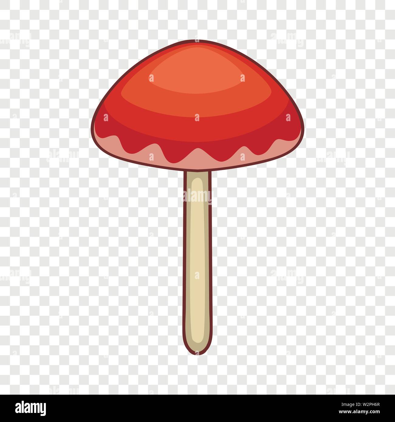 Suillus Pilz Symbol, Cartoon Stil Stock Vektor