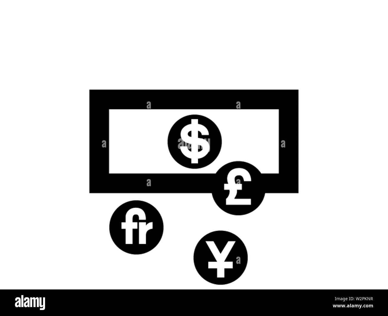 Aiga currencyexchange Stockfoto