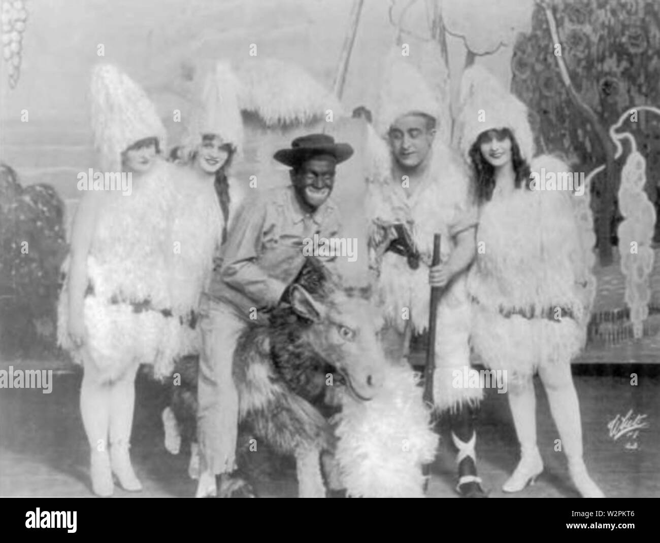 Al Jolson in Robinson Crusoe Jr 1916 Stockfoto