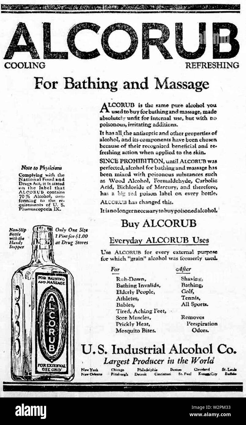 Alcorub Zeitung Anzeige Stockfoto