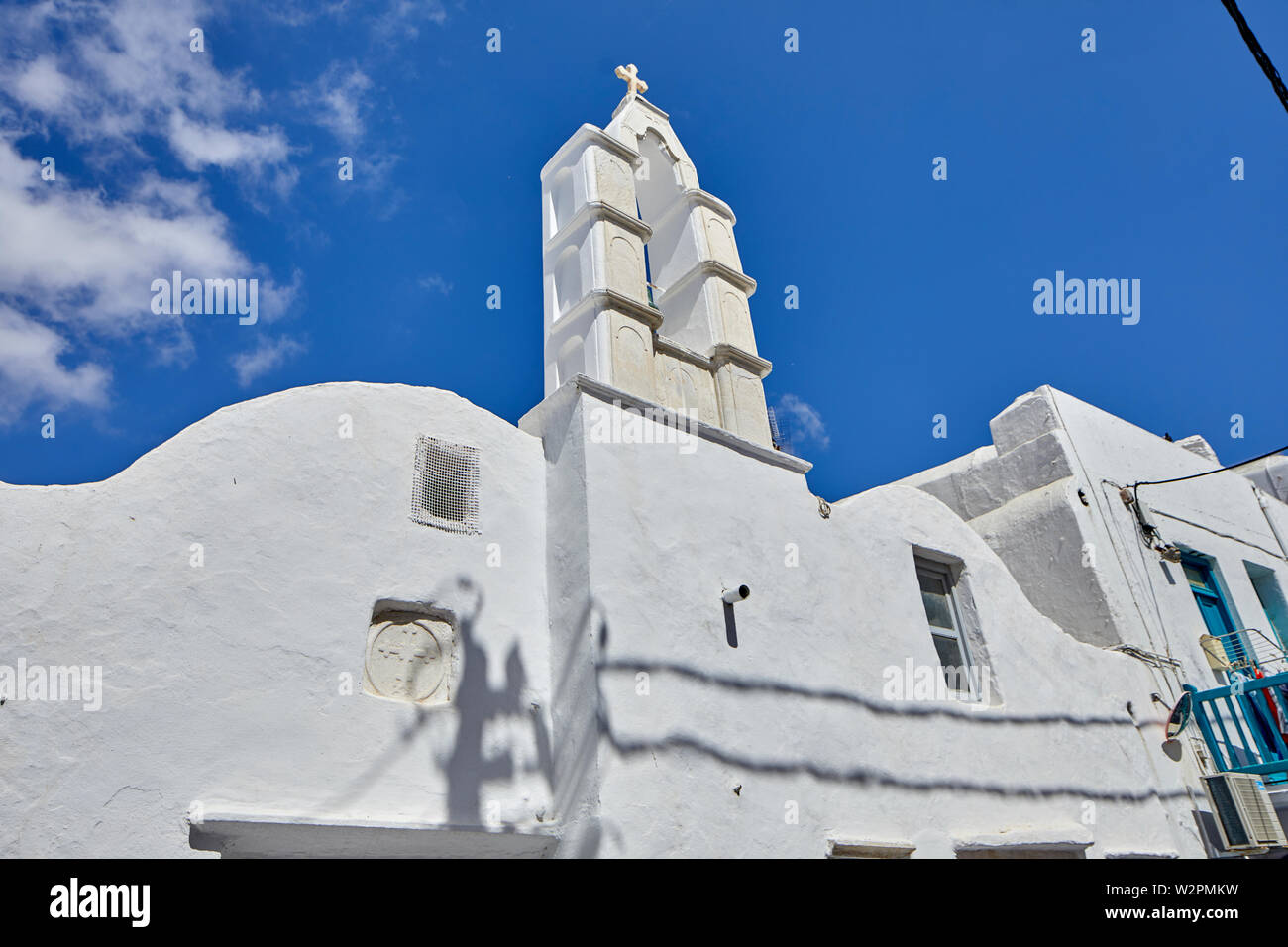 Mykonos, griechische Insel Mikonos, Teil der Kykladen, Griechenland. Stockfoto