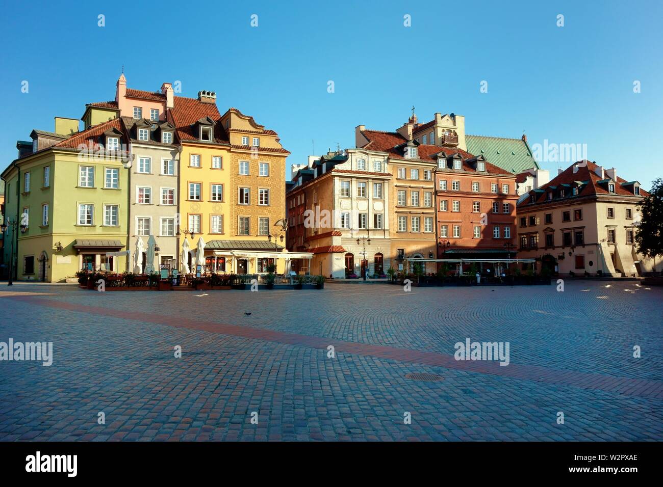 Grand Gebäude in der Altstadt, Warschau, Polen Stockfoto