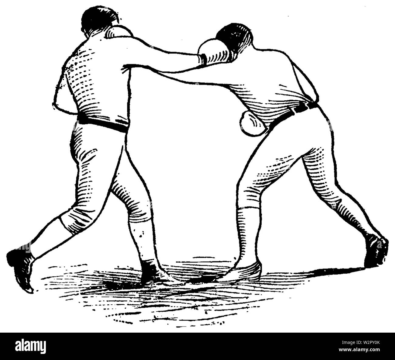 Athletik und Manly Sport 0053 Stockfoto