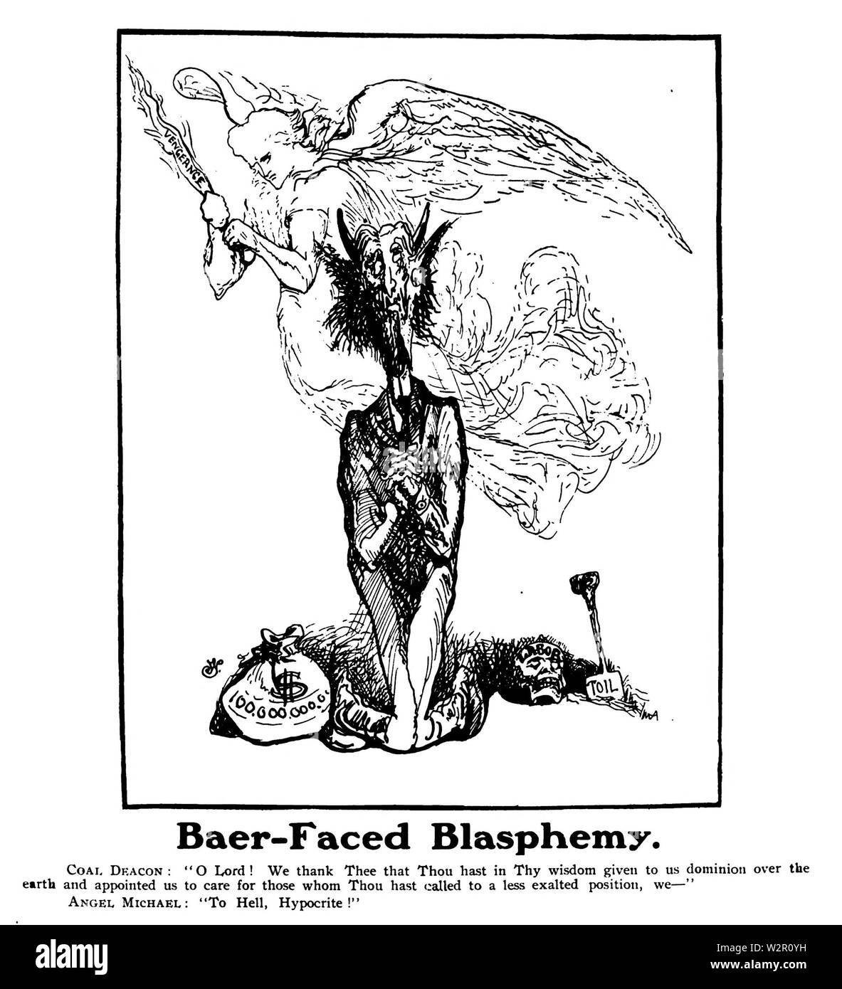Baer-Faced Blasphemie durch J W Stimson Stockfoto