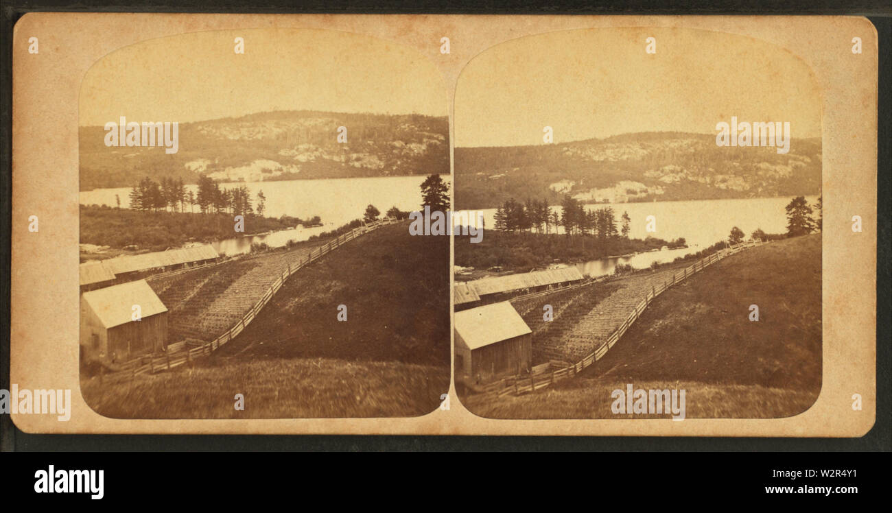 Belle Wasser Teich, von Webster, J N (Joseph N), 1838-1920 Stockfoto