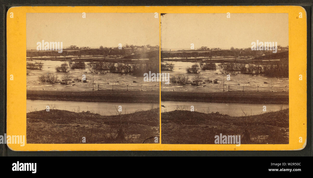 Belle Isle, einem bekannten Gefängnis Depot, von Robert N Dennis Sammlung von stereoskopische Ansichten Stockfoto
