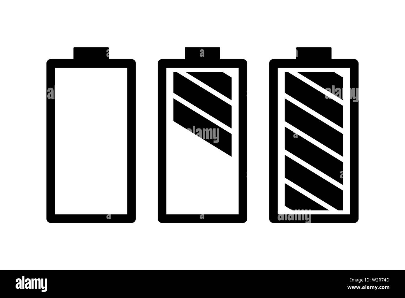 Battery Half Level Sign Icon Stockfotos Und Bilder Kaufen Alamy