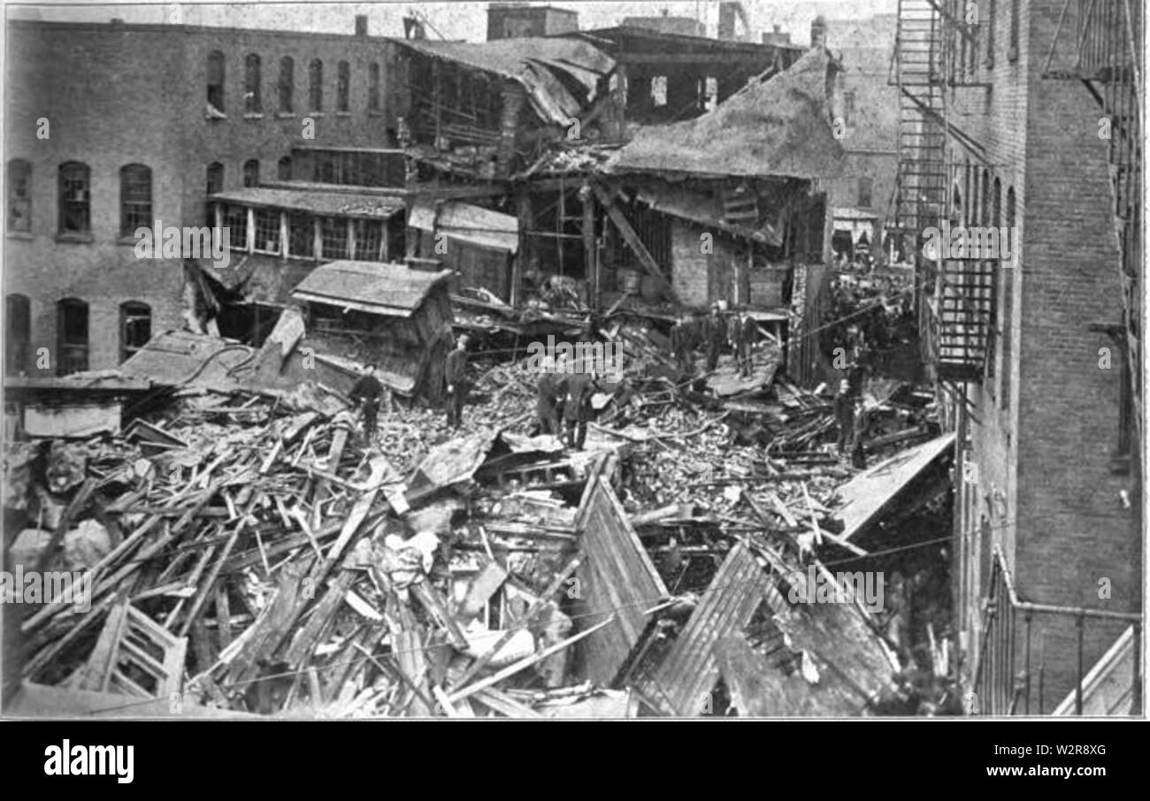 Kessel Explosion Hays Manufacturing Co Erie, PA Stockfoto